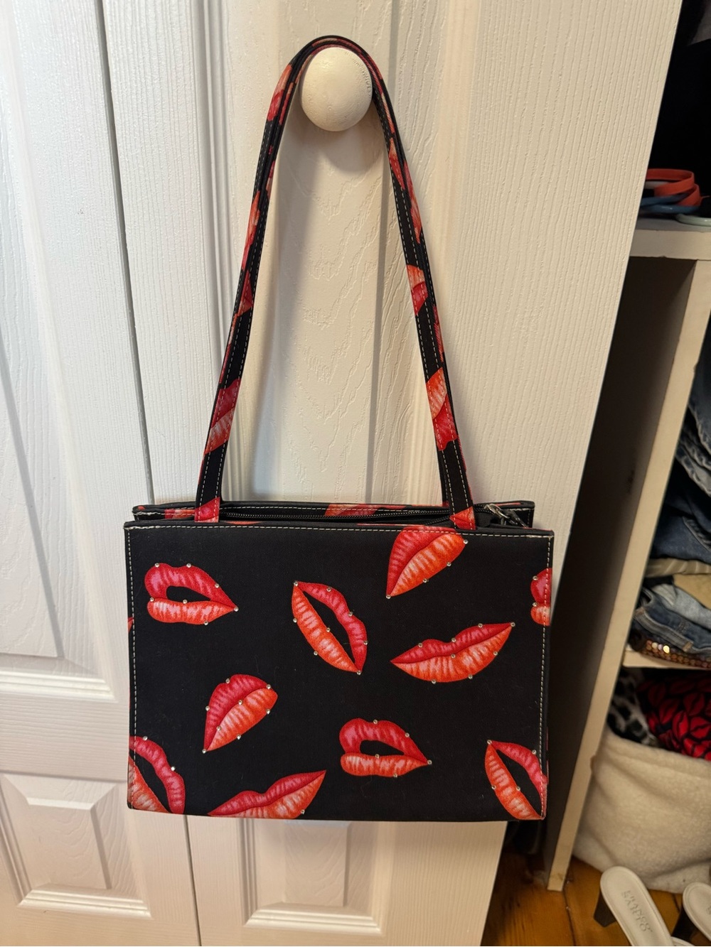 Y2K Red Hot Kiss Bag